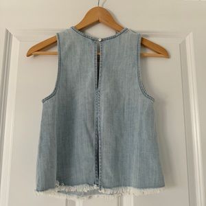 Aerie light denim tank top XS